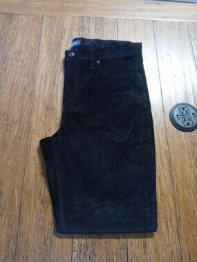 J. CREW JEANS tall 9" high rise toothpick velvet skinny jeans (32T)